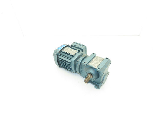 Sew Eurodrive DRS71S4 Gearmotor 63.33 Ratio 27rpm .25Hp 230/460V RH Output