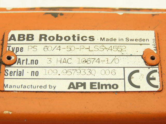 ABB Robotics/Elmo 3HAC 10674-1/0 AC Servo Motor with Encoder TS2640N141E172