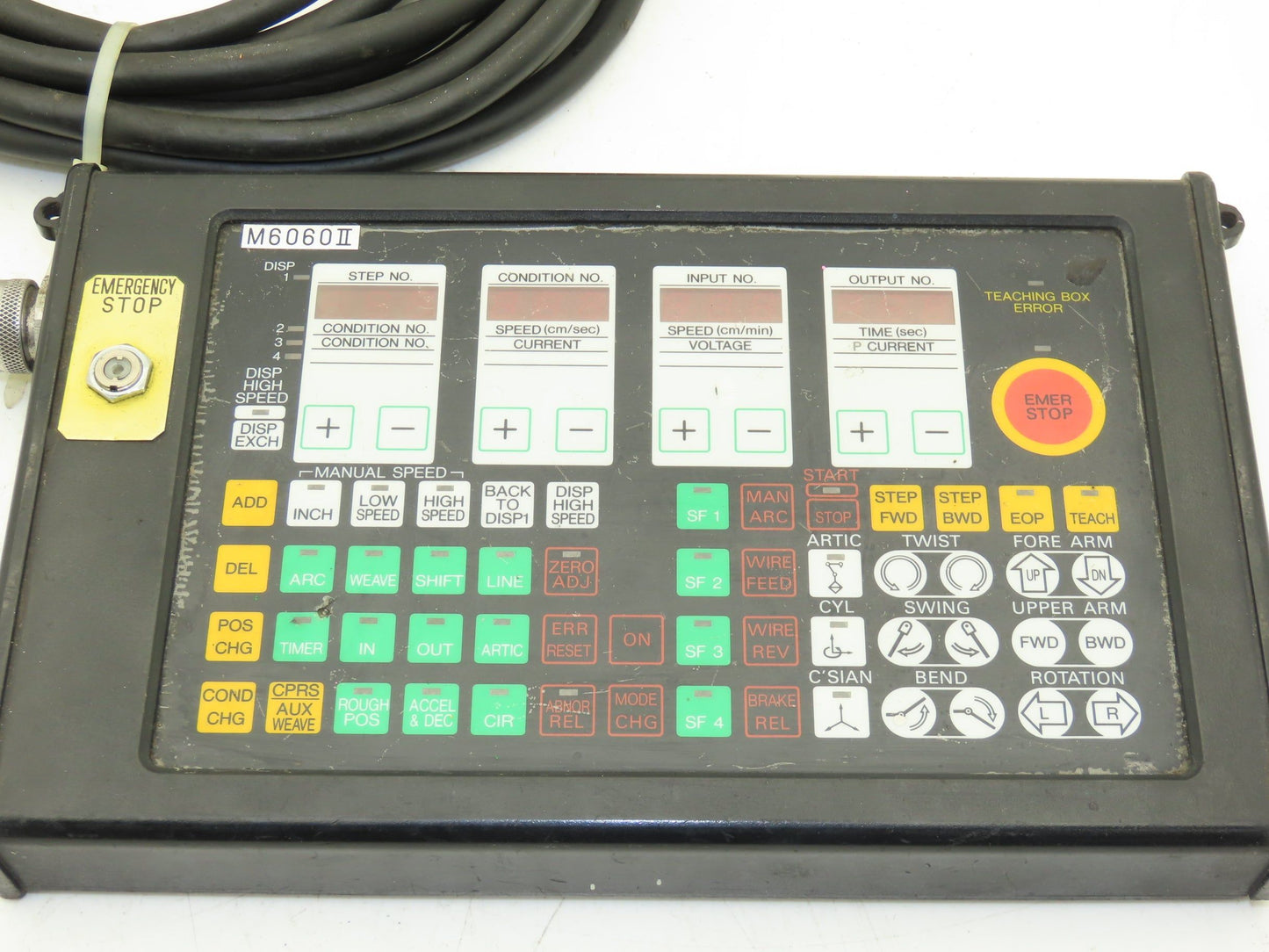 Hitachi M6060II Teach Pendant Keypad With Digital Display