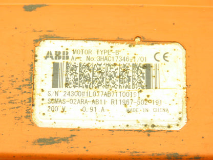 ABB Robotics/Elmo 3HAC17346-1 AC Servo Motor with Encoder TS2640N871E172
