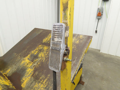 Airfloat Pneumatic Tilt Table Tote Tipper 8000lbs 28° Degree 55x44" Top 14" Lip
