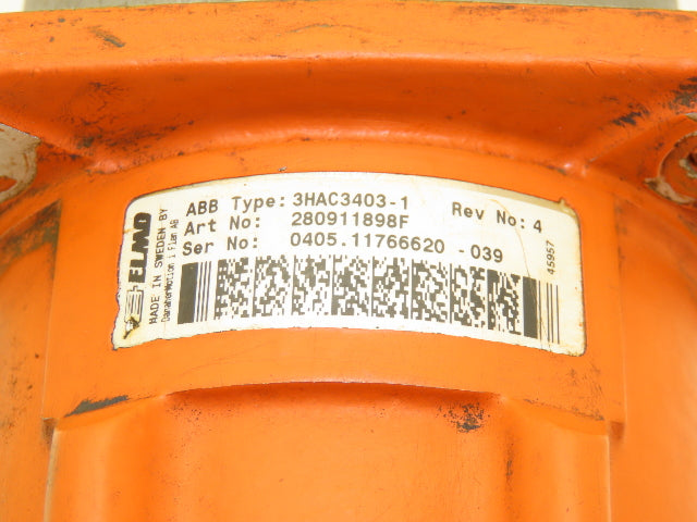 ABB Robotics/Elmo 3HAC3403-1 AC Servo Motor with Encoder TS2640N141E172