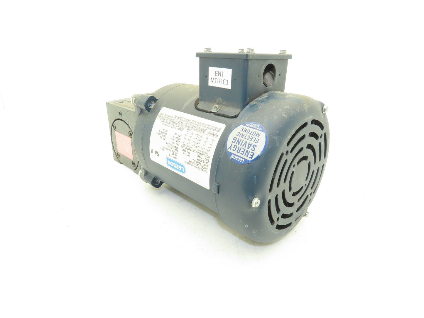 Leeson 101767.00 Gearmotor .25Hp 230/460V 3PH 56C 50:1 Hub City Reducer 35rpm RH