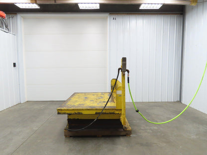 Airfloat Pneumatic Tilt Table Tote Tipper 8000lbs 28° Degree 55x44" Top 14" Lip