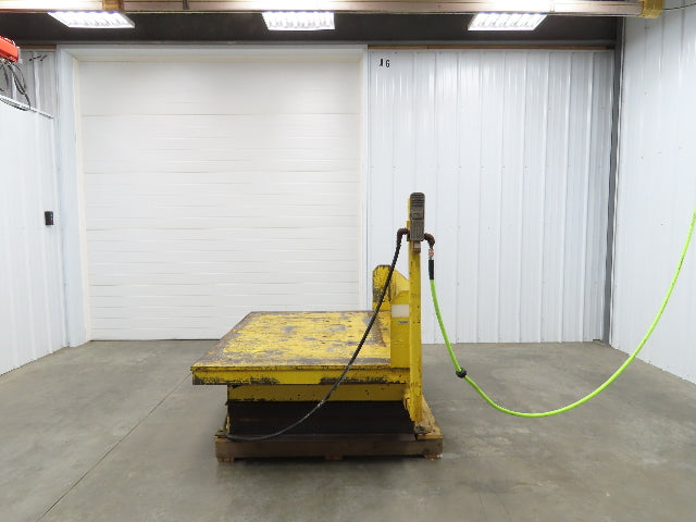 Airfloat Pneumatic Tilt Table Tote Tipper 8000lbs 28° Degree 55x44" Top 14" Lip