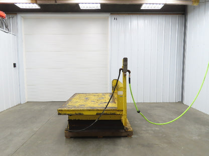 Airfloat Pneumatic Tilt Table Tote Tipper 8000lbs 28° Degree 55x44" Top 14" Lip