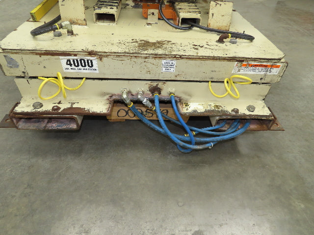 Airfloat Pneumatic Lift Tilt Table Tote Tipper 4000lbs 29° Degree 55x42" Top