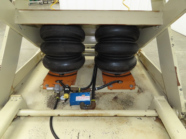 Airfloat Pneumatic Lift Tilt Table Tote Tipper 4000lbs 29° Degree 55x42" Top