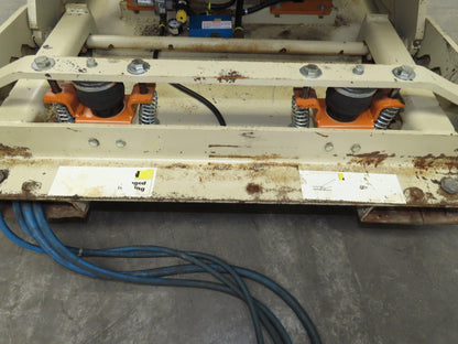 Airfloat Pneumatic Lift Tilt Table Tote Tipper 4000lbs 29° Degree 55x42" Top