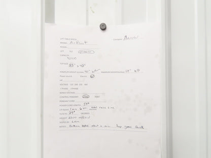 Airfloat Pneumatic Lift Tilt Table Tote Tipper 4000lbs 29° Degree 55x42" Top