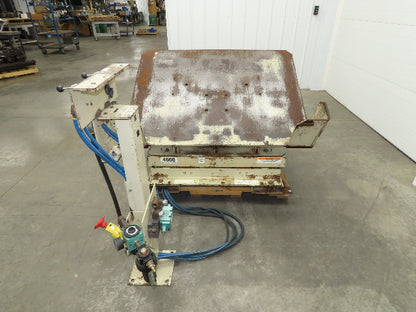 Airfloat Pneumatic Lift Tilt Table Tote Tipper 4000lbs 29° Degree 55x42" Top