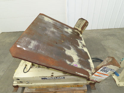 Airfloat Pneumatic Lift Tilt Table Tote Tipper 4000lbs 29° Degree 55x42" Top