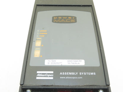 Atlas Copco 4240 0440 81 TC 52S Power Macs Tightening Systems Controller