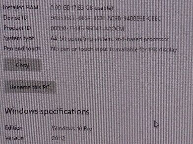 GCI AdaptiCS Installed Computer Windows 10 Pro