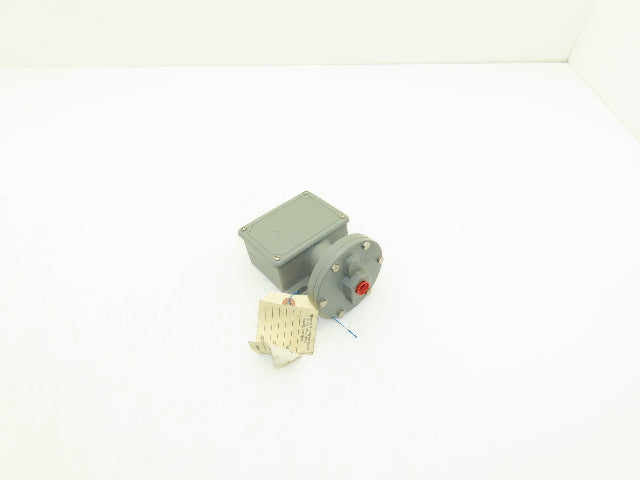 SOR Control Devices 12NN-K2-N4-B1A-PP Pressure Switch 0.4-2.0 psi