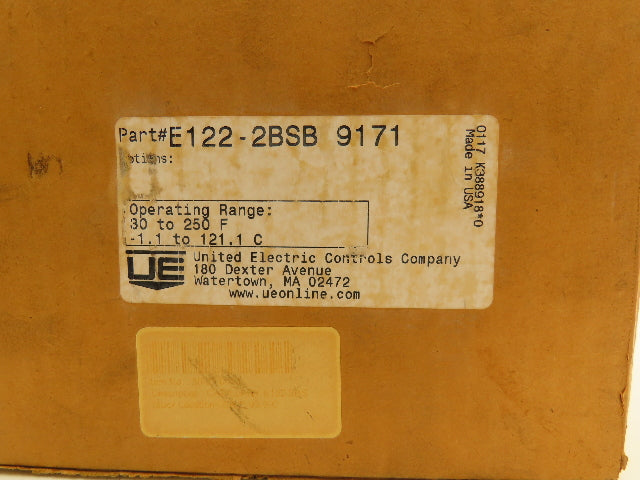 E122-2BSB Explosion Proof Thermostat Temperature Control 30-250° F