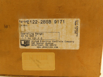 E122-2BSB Explosion Proof Thermostat Temperature Control 30-250° F