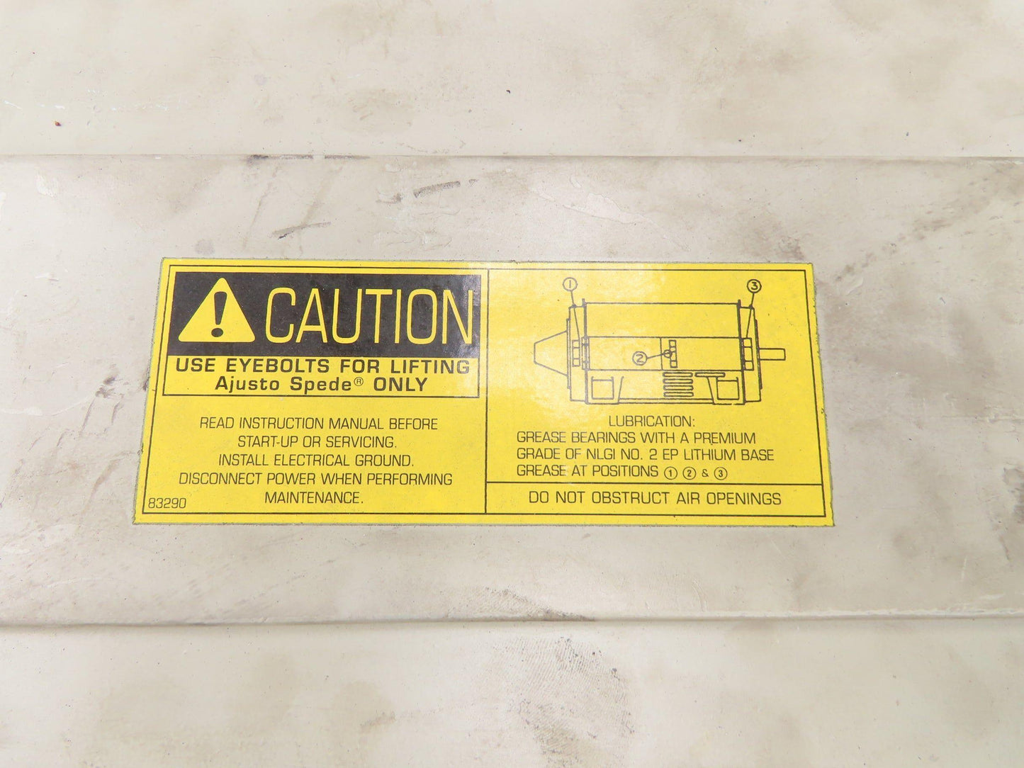 Dynamatic AS-251504-0145 Ajusto Spede Drive Motor 15HP 575V 1765RPM NP-1TR