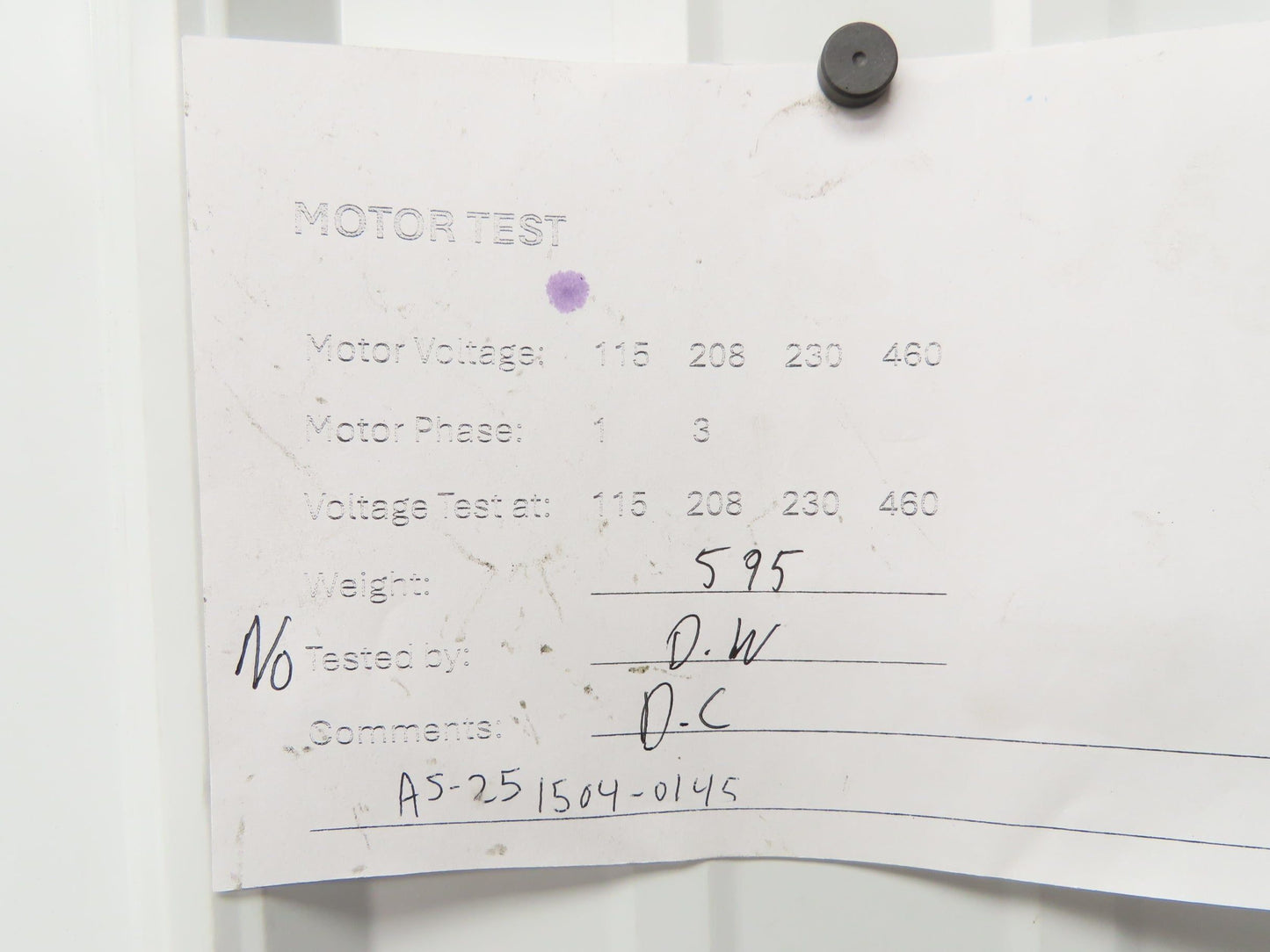 Dynamatic AS-251504-0145 Ajusto Spede Drive Motor 15HP 575V 1765RPM NP-1TR