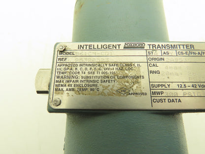 Foxboro 861GM-CD1 Intelligent Pressure Transmitter 0-200psig 12.5-42vdc