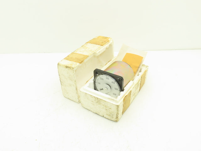 EIL Instruments YE/DB 40 Blank Face DC Panel Ammeter 0-600A DC