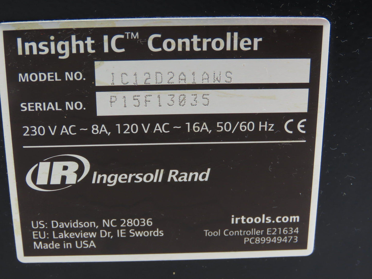 Ingersoll Rand IC12D2A1AWS Insight IC-D Controller Closed Loop Tightening