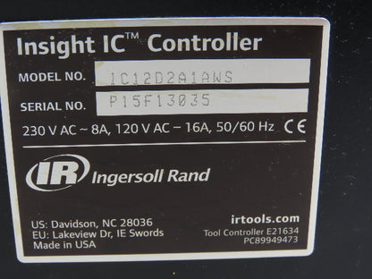 Ingersoll Rand IC12D2A1AWS Insight IC-D Controller Closed Loop Tightening