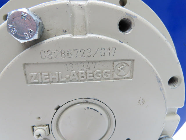 Ziehl-Abegg 131347 Axial Centrifugal Fan 16" Backwards Incline Blue