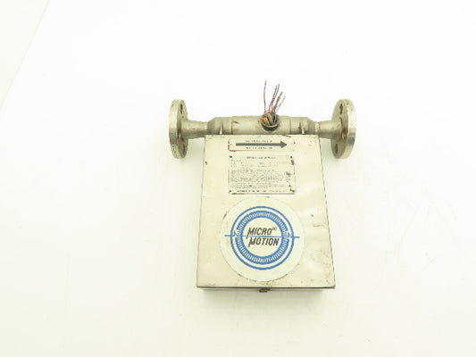 Micro Motion 25S-SS Mass Flow Sensor 1/2" Flanged Coriolis Meter
