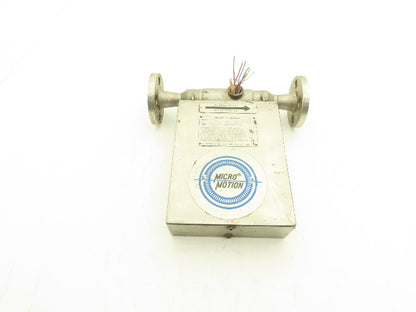 Micro Motion 25S-SS Mass Flow Sensor 1/2" Flanged Coriolis Meter