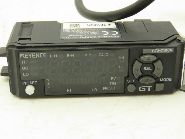 Keyence GT2-71MCN Amplifier Unit Analog Output Type NPN