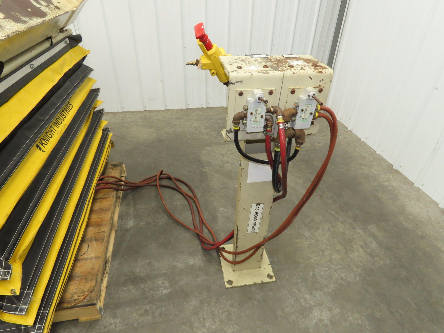 Knight LT3448 Pneumatic Lift Tilt Table Tote Tipper 4000lb 45° Degree 48x34" Top