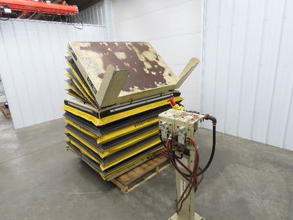 Knight LT3448 Pneumatic Lift Tilt Table Tote Tipper 4000lb 45° Degree 48x34" Top