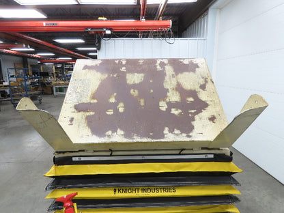 Knight LT3448 Pneumatic Lift Tilt Table Tote Tipper 4000lb 45° Degree 48x34" Top