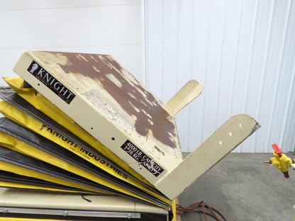 Knight LT3448 Pneumatic Lift Tilt Table Tote Tipper 4000lb 45° Degree 48x34" Top
