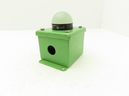 Banner K50LGRXPQ LED Indicator Dome 50mm EZ-LIGHT Red Green 18-30VDC Enclosure