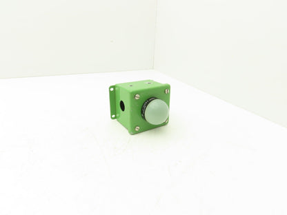 Banner K50LGRXPQ LED Indicator Dome 50mm EZ-LIGHT Red Green 18-30VDC Enclosure