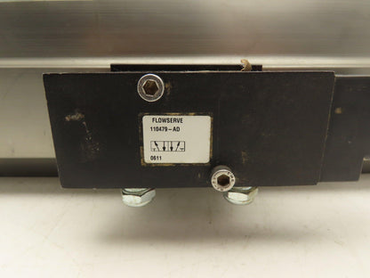 Flowserve B125DS Pneumatic Air Operated Valve Actuator 125psig w/S25NAADR1 Valve