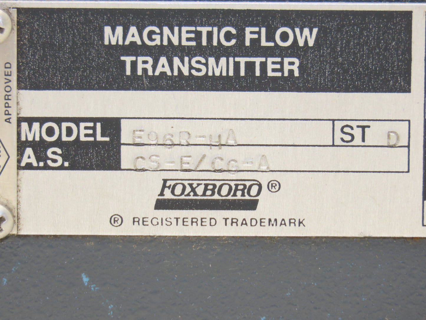 Foxboro E96R-HA-CS-E/CG-A Magnetic Flow Transmitter 0-5mV 120VAC