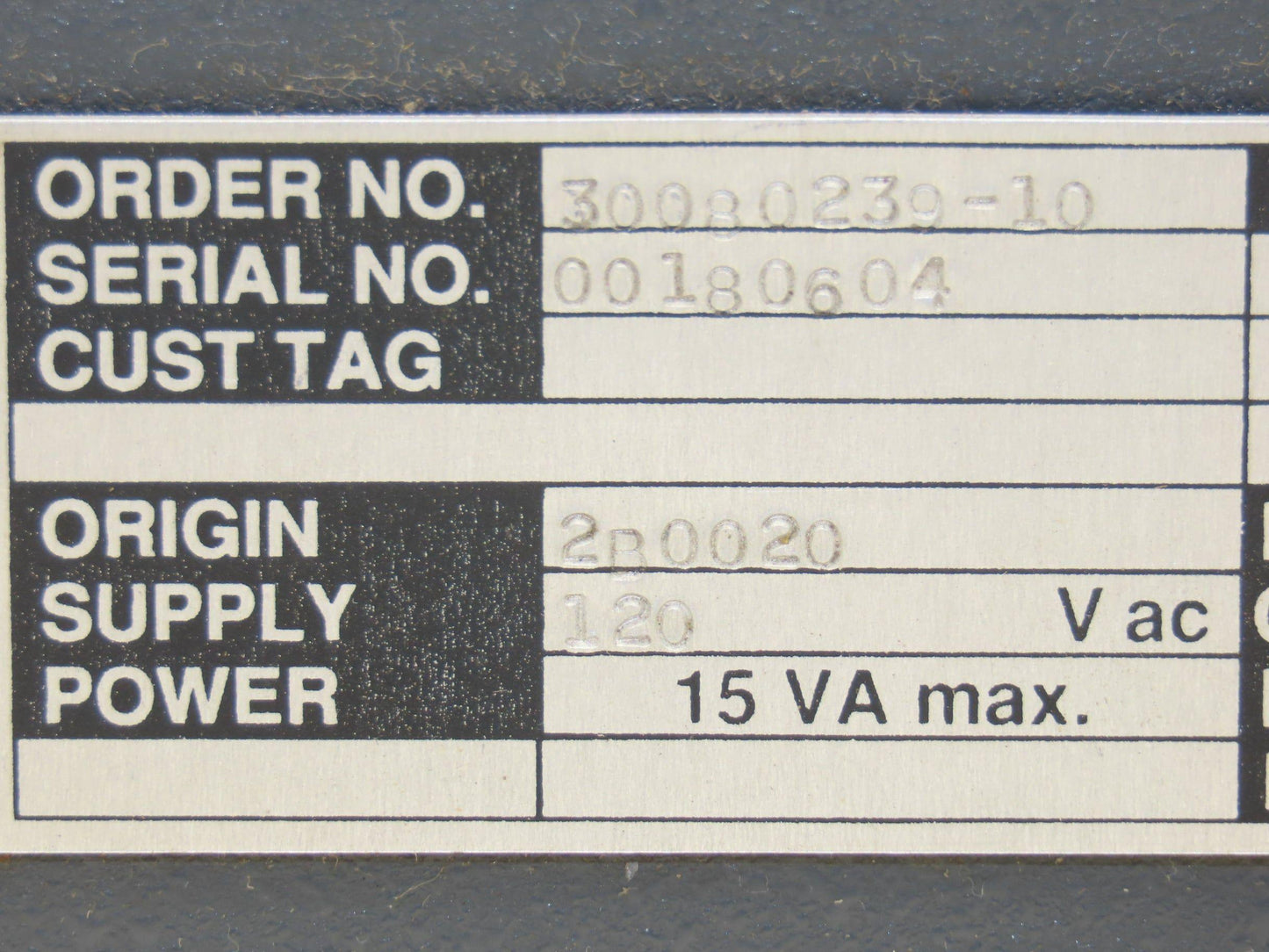 Foxboro E96R-HA-CS-E/CG-A Magnetic Flow Transmitter 0-5mV 120VAC