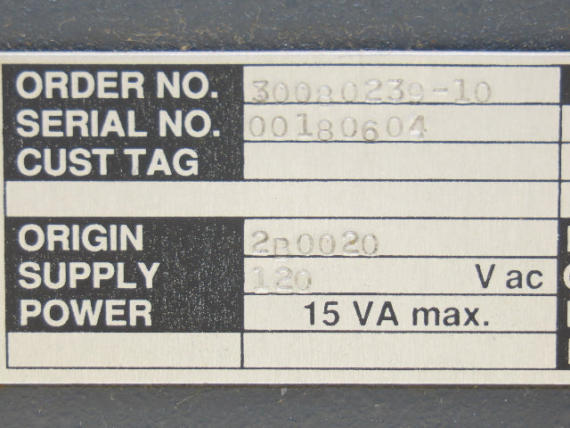 Foxboro E96R-HA-CS-E/CG-A Magnetic Flow Transmitter 0-5mV 120VAC