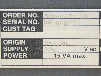 Foxboro E96R-HA-CS-E/CG-A Magnetic Flow Transmitter 0-5mV 120VAC