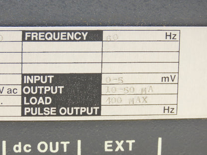 Foxboro E96R-HA-CS-E/CG-A Magnetic Flow Transmitter 0-5mV 120VAC