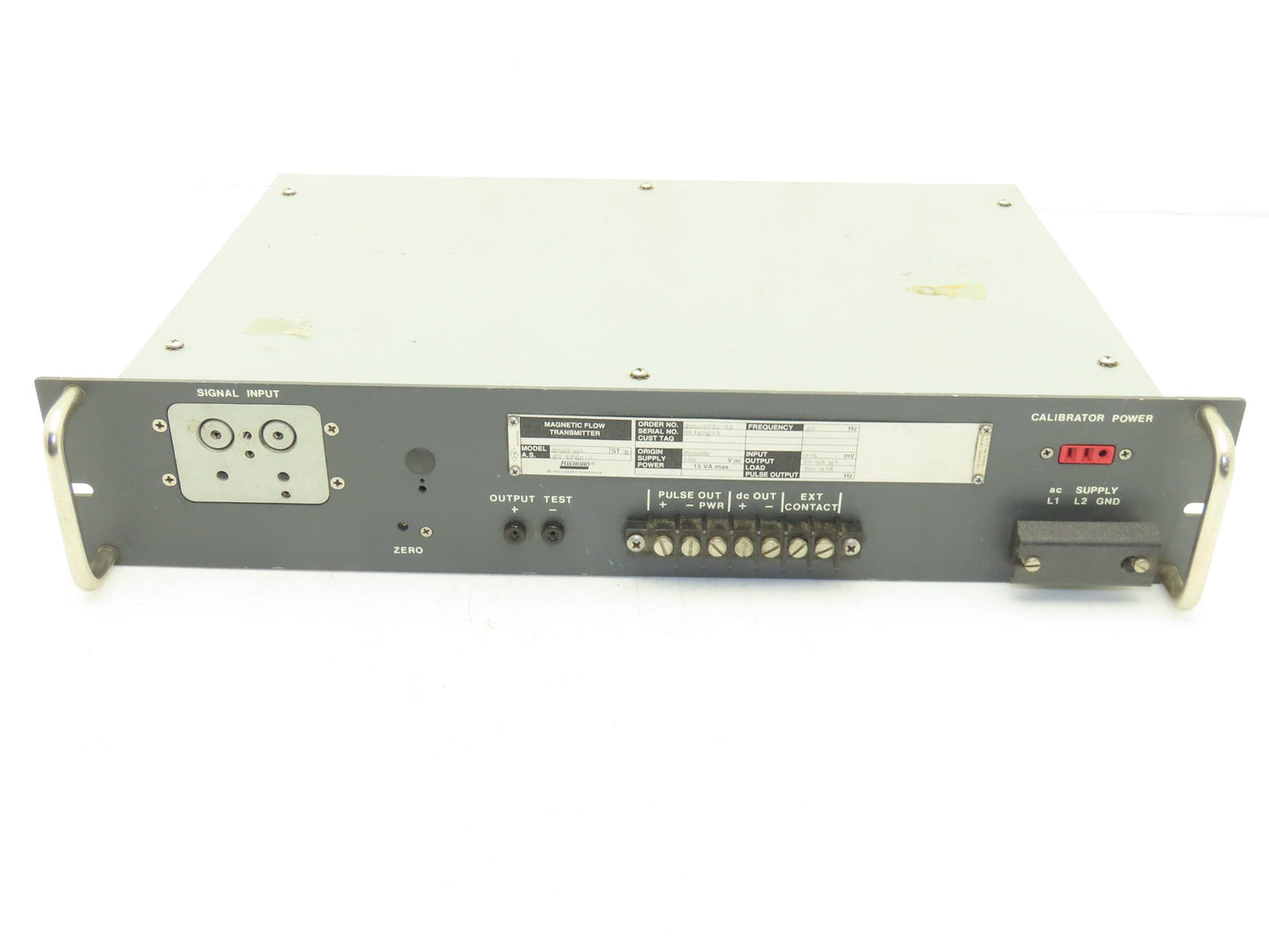 Foxboro E96R-HA-CS-E/CG-A Magnetic Flow Transmitter 0-5mV 120VAC