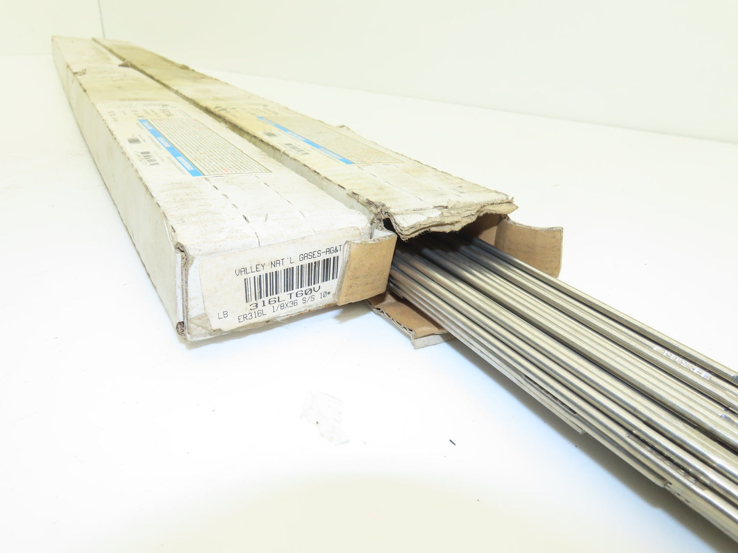 Valley National ER316L 1/8"x 36" Stainless Steel TIG Stick Welding Rods 18Lbs