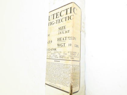 Eutectic ER316LSi 1/8"x 36" Stainless Steel TIG Stick Welding Rods 10Lbs