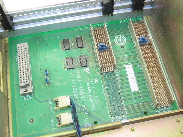 Yaskawa Electric JANCD-XBB01 PCB System Rack Unit Chassis & Mother board Only