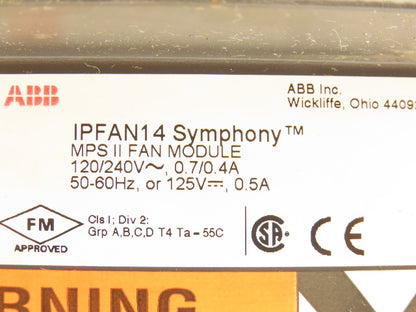 ABB IPFAN14 Printed Circuit Board Symphony MPS II Fan Module PCB Assembly