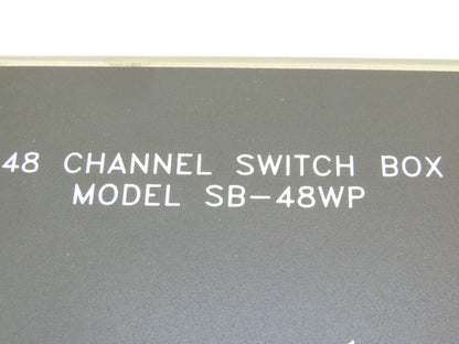 Vibra Metrics SB-48WP 48 Channel Switch Control Box W/Two Inputs