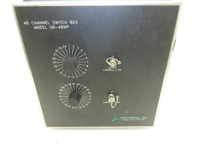 Vibra Metrics SB-48WP 48 Channel Switch Control Box W/Two Inputs